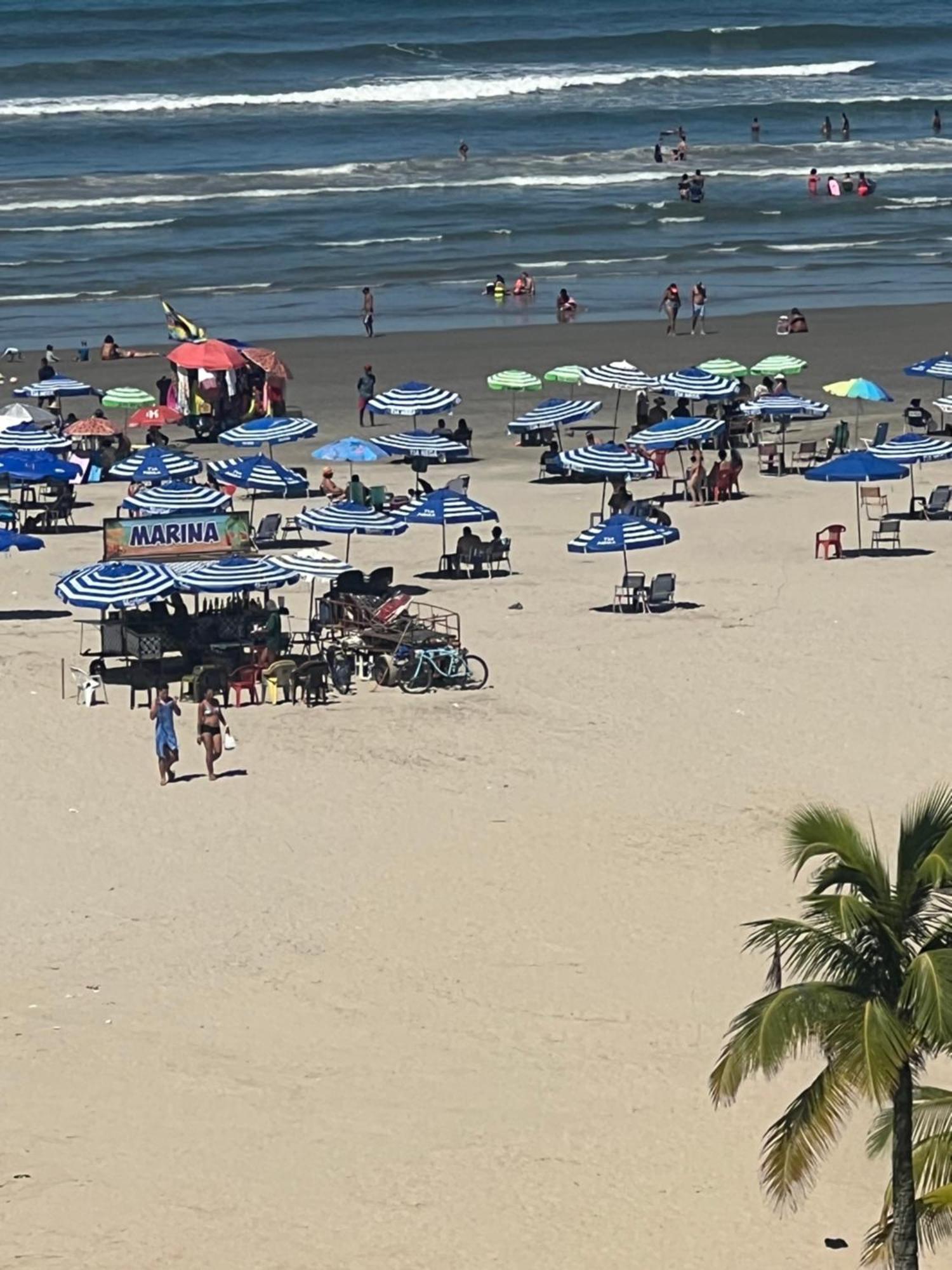 Guilhermina Pe Na Areia Vista Mar Πράια Γκράντε Εξωτερικό φωτογραφία